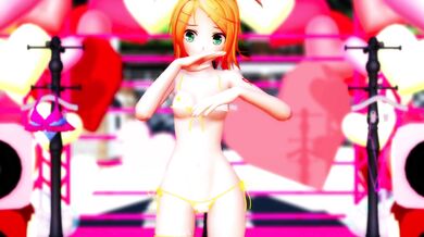 "Panty-Fluttering Bikini Dance with Rin Kagamine and her Slingshot!"