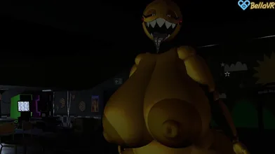 Hyper Toy Chica: The Boob Wiggle