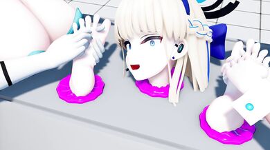 'Tortured Miko Gets Her Tiny Feet Teased in a Cramped Box'