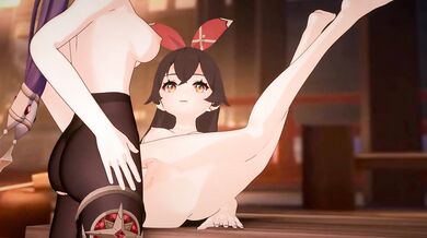 'The Rough and Ready Futa F*cks the Hell Out of a Wild Primal Savage in This Genshin Impact PMV by Richard Vission vs Luciana!