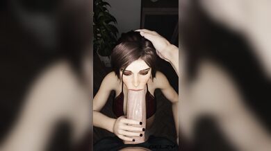 "Lara Croft sucks a massive white cock in the ruins of ancient temple [Gelzy]"