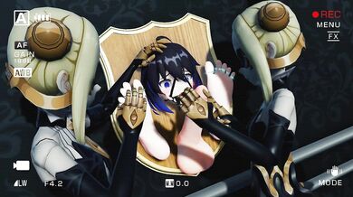 "Futa in Wall Banged by Jackhammer and Tickled."