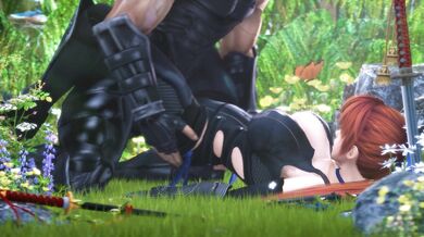 "Sneaky Ninja Steals the Virginity of a Woodland Maiden"