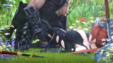 "Sneaky Ninja Steals the Virginity of a Woodland Maiden"