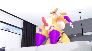 'Transformers hentai PORN - Renamon duo having lesbian sex with a horse dildo, plus same-species threesome!'"