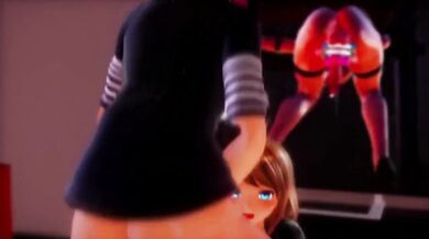 "Virtual Reality Jack-off Session with a Futa and Short Hair."