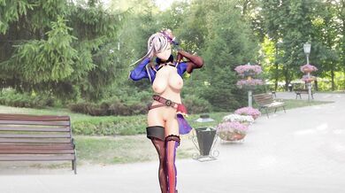 Takeda Musashi and Fate MK 4, two legendary warriors come face to face in an epic battle of sex and swords!