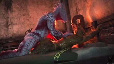 'Animate Lizard Bareback with Twitchy Animation'