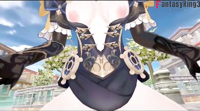 "Naviagasm: The Intense Impact of Genshin's Hands"
