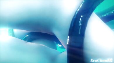 "Double teaming with the babes and their monster tentacle cocks! Tifa and Aerith get ravished by a dozen hardcore dicks!"