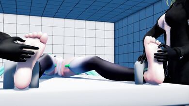 'Miku's Painful Tickle Session: Strapped to a Table'
