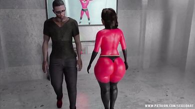Hey, baby, wanna see a real-life cartoon? Let me show you my incredibly big ass while I fuck you in 3D Art.