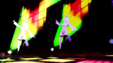 "【R-18 MMD】Cumming on Shirakami Fubuki's wave"