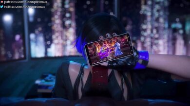 'Bouquetman's online battle loss and consequence - Black (Rewritten)'.