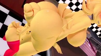 'Femboy and Femgirl in FNAF Threesome (Lesbian Hentai)'