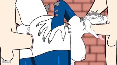 'Two White guys enjoy the servitude of Indominus Rex'.