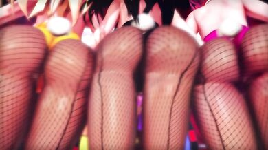 'The Curious Case of Yui, Mash, and Angela Bunny Girls'