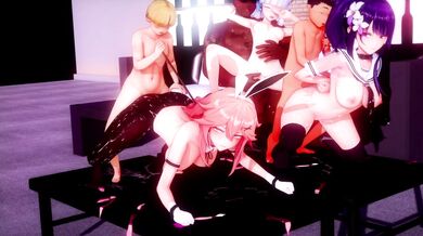 "Rainbow Warrior: Yae Miko and Ayaka's Lesbian Adventure!"