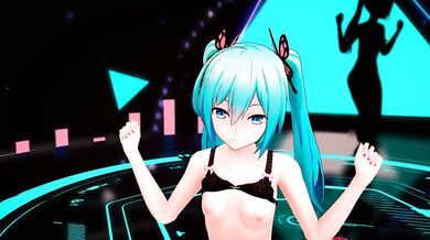 'Tits and Ass: Miku's Nude Dance in Front of Mirrors'