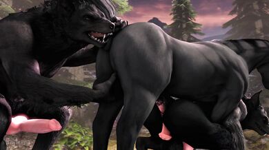 "The Riding of the Wolf: A Hentai Adventure with a Horse"