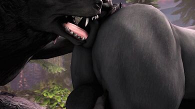 "The Riding of the Wolf: A Hentai Adventure with a Horse"
