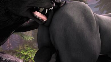 "The Riding of the Wolf: A Hentai Adventure with a Horse"