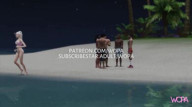 'Barbie in Hentai Gang Bang with Many Men in Front of Ken'