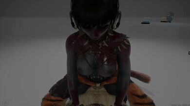 'Cannibal feasts on giant phallus and is drenched in semen'