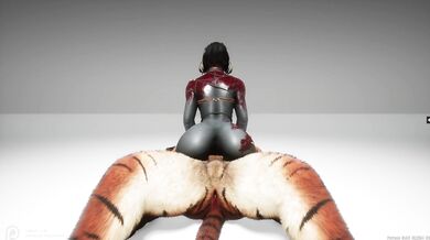 'Cannibal feasts on giant phallus and is drenched in semen'