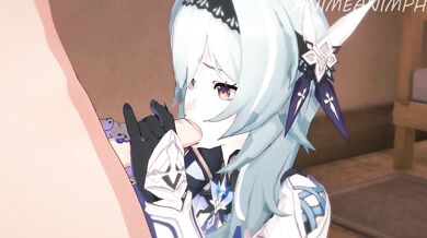 'Ultimate Fantasy: Eula's Intense Love Making with Genshin'