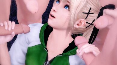 'Sexy Trio Hand Job Party'