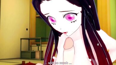 'Sexy Girlfriend Blowjobs In A Japanese Demon World'