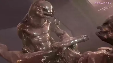 Sangheili Knights Fucking MrSafetyLion in the Halo Universe