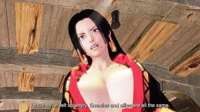 "The Forbidden Chamber of Desires: Held Captive by Boa Hancock!"