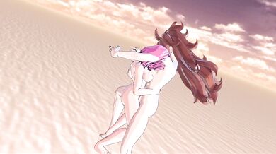 'Anal-fisting Android 21 with sexy cyborg Miss Love Sex Mod.'