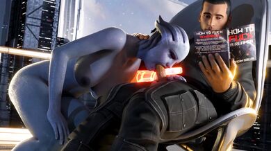 "Commander Shepard and Liara T'soni - Preptime [Nude] [Niisath] [No WM]"