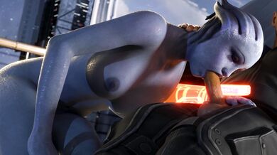 "Commander Shepard and Liara T'soni - Preptime [Nude] [Niisath] [No WM]"