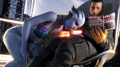 'Liara T'Soni - Commander's Preptime [Underwear] [Niisath][NO WM]'