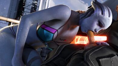 'Liara T'Soni - Commander's Preptime [Underwear] [Niisath][NO WM]'