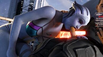 'Liara T'Soni - Commander's Preptime [Underwear] [Niisath][NO WM]'