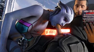 'Liara T'Soni - Commander's Preptime [Underwear] [Niisath][NO WM]'