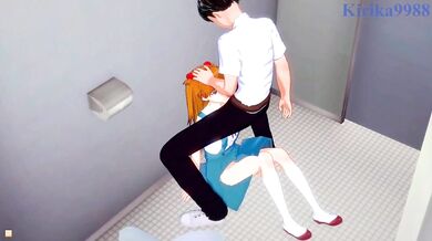 "Pantyhose-tearing, cock-worshipping Asuka Langley in the most intense, orgasmic sex scene you've ever seen!"