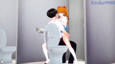 "Pantyhose-tearing, cock-worshipping Asuka Langley in the most intense, orgasmic sex scene you've ever seen!"