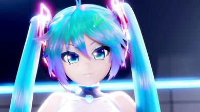 'Sexual Tension Rises as Hatsune Miku and Kagamine Rin Meet Up at the Mall! (Uncensored)'