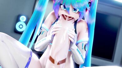 'Sexual Tension Rises as Hatsune Miku and Kagamine Rin Meet Up at the Mall! (Uncensored)'