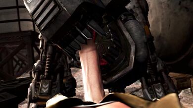 'Lara Croft's Blow-Up Doll Gets an Oral Workout from a German Shepherd in 'Wolfenstein 2: The New Colossus''