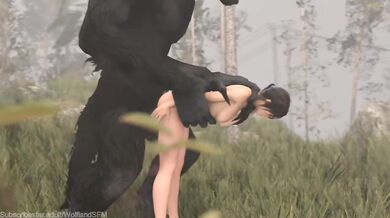 "The Erotic Adventures of Lara Croft: Raped by a Werewolf"