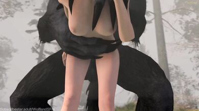 "The Erotic Adventures of Lara Croft: Raped by a Werewolf"