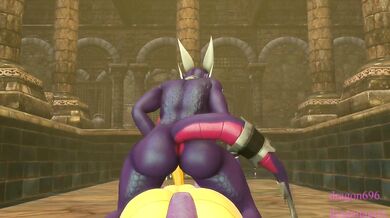 Mommy, Spyro and Cinder's Hot Steamy Love Session!