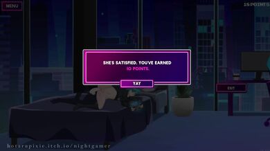"Midnight Lover: The Nightgamer's Bedtime Adventure"